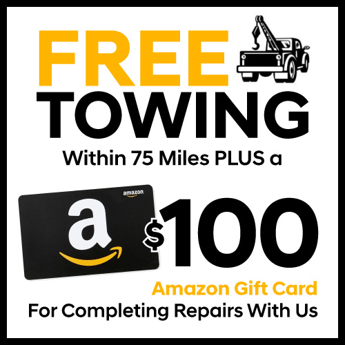 Free Towing Amazon Gift Card Offer